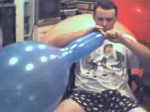 Over inflating a punch ball balloon