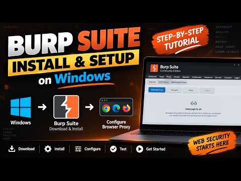 How to Install & Set Up Burp Suite on Windows | Beginner Tutorial