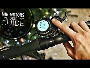 MiniMotors EYE Computer / Display GUIDE for KICKSCOOTERS - Dualtron, Speedway, Kaabo - P Settings