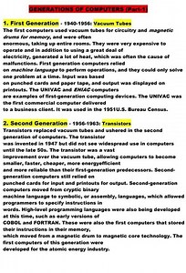 Generations Of Computers (part-1)