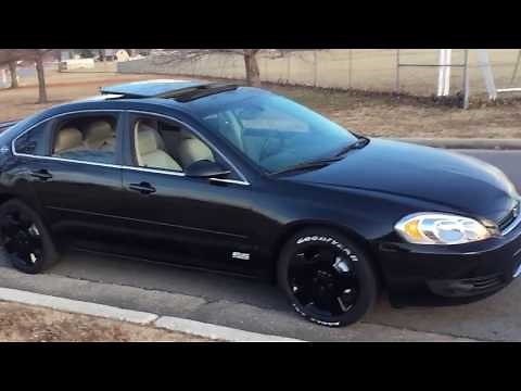 Black Impala SS White letter tires