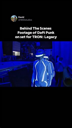David on Instagram: "Deep in the youtube archives there can be found minimal footage of Daft Punk on set for Tron Legacy. This film marked an interesting point in there career where they explored making the movie soundtrack. To this day its highly regarded and mentioned as people’s favorite soundtracks. The new Tron: Ares film is now open in theatres. Do you think it will live up to the hype of Legacy? #Daftpunk #tronlegacy #tronares #behindthescenesmovie"