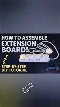 How to Assemble an Extension Board | DIY Power Strip Wiring Tutorial Step-by-Step