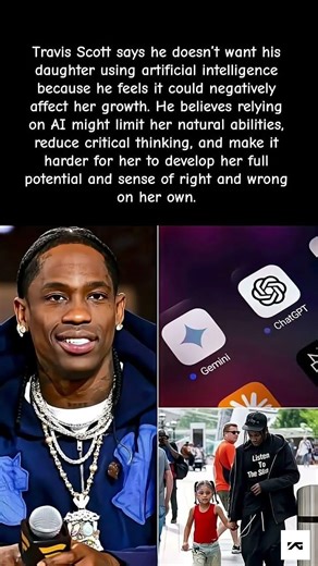 Travis Scott REFUSES A I in His Daughter’s Life ! “It Will Destroy Her Potential!” #travisscott