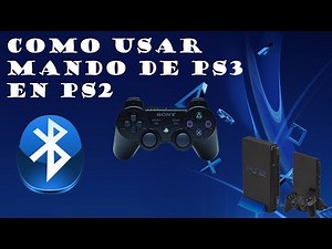 Como conectar mando de Ps3 en Ps2 por Cable y Bluetooth