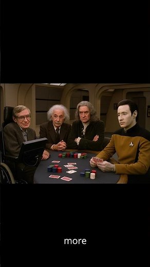 Star Trek TNG- Data's Poker Game With Steven Hawking