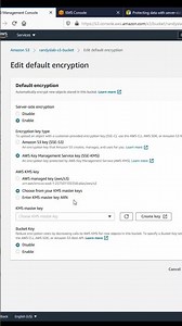 AWS: Data Security - How to Configure Encryption for S3 Buckets