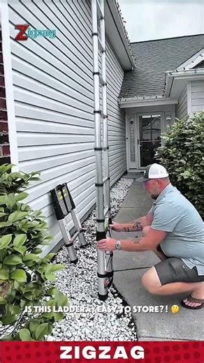 Smart & Practical Ladder for Home Maintenance and Outdoor Repairs in Compact Spaces