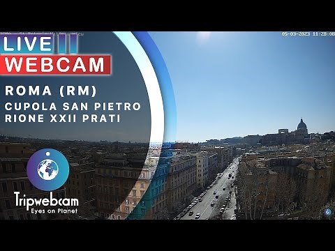 Rome Live Cam – Prati District & St. Peter’s Basilica Dome