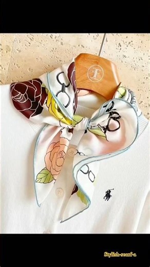 Chic & Classic How to Style a Silk Scarf ✨