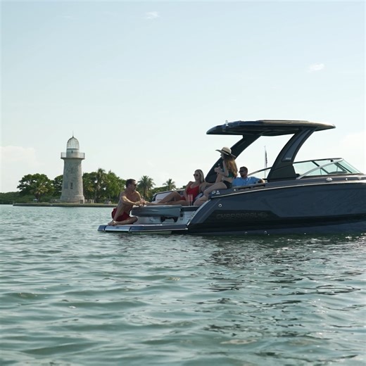 2.3K views · 25 reactions | Spending time on the water has never felt this good. Relax in a captain's chair, lounge seat, or in the water with the Infinity Power Step. Bring your friends and soak up the sun on the 2870 SSX. #chaparralboats #lovewhereyoulake | Chaparral Boats | Facebook