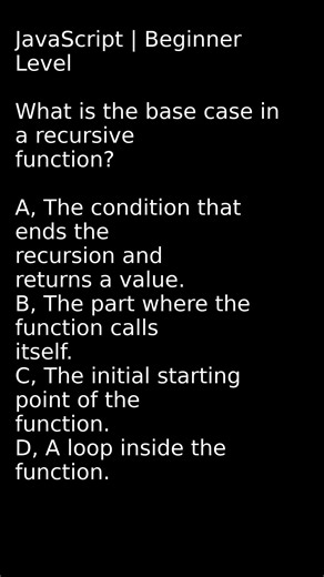 What is the Base Case in a Recursive Function #DebuggingHelp #CodeWars #LearnToCode