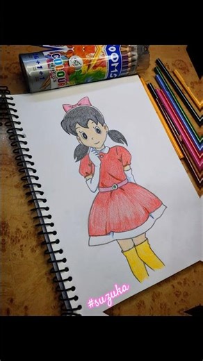 Most Satisfying Suzuka Drawing Ever! ✏️✨ | Anime Art Shorts #shorts