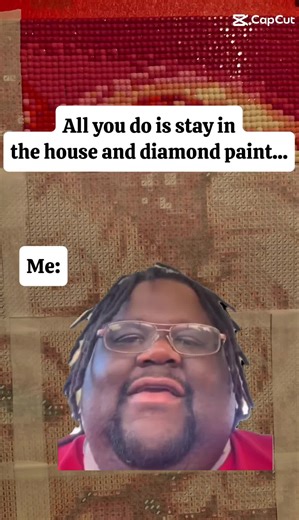 So what's the problem? 🤣 #diamondpaintingaddict #diamondpainting #mindyourbusiness #fyp #crafthumor