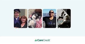 We welcomed so many fresh faces into our CareCredit community in 2017—some furrier than others. Happy New Year to you and yours! We can’t wait to see what 2018 brings. | CareCredit