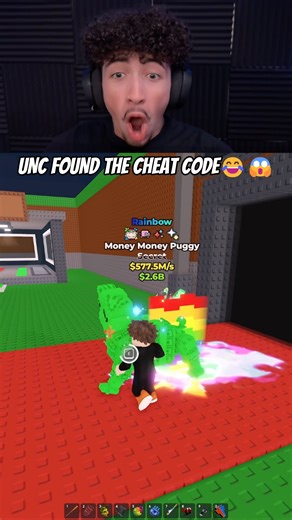UNC FOUND THE CHEAT CODE😂😱 #roblox #stealabrainrot