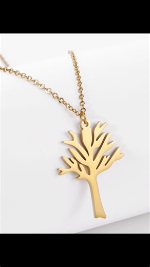 Life tree branch pendant necklace men and women couple necklace daily wear gift