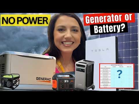 No Power During Winter Storms? Generator vs Battery Backup Explained – You Might Be Surprised!