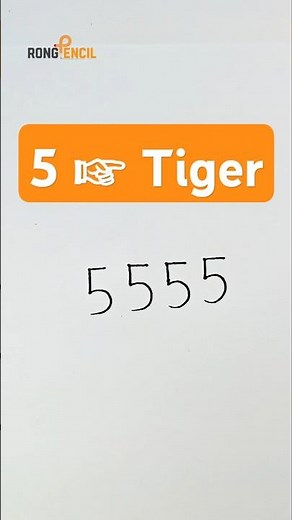 OMG 😳 | How to draw tiger | Easy tiger drawing | Tiger drawing easy | #tiger #art #shorts