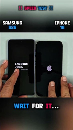 ⚡🚀 SAMSUNG S26 VS IPHONE 18 SPEED TEST!!