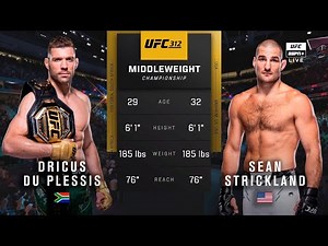 🔴 UFC 312: Dricus Du Plessis vs Sean Strickland 2 | Full Fight & Highlights | Middleweight Title
