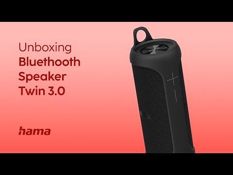 Hama Bluetooth „Twin 3.0“ Loudspeaker | Unboxing