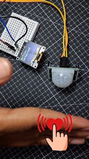 "This 150 Sensor Can Detect Humans😱 | PIRSensor in 50s" #PIRSensor #TechShorts #DIY #esp32