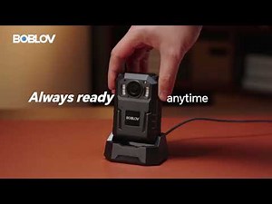BOBLOV M10 3.2K Body Camera: 20-Hour Battery, GPS, IR Night Vision for Law Enforcement & Outdoors!