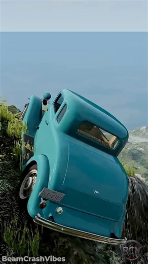 The Buick Century Nine takes a brutal dive off a cliff in BeamNG Drive! Watch this classic sedan tumble, flip, and collapse under full-impact destruction physics! 🚗💥 #BeamNGDrive #BeamCrash #CarCrash #CrashTest #BeamNG