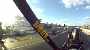 Fly down the track with The Sarge at over 320 mph! | NHRA