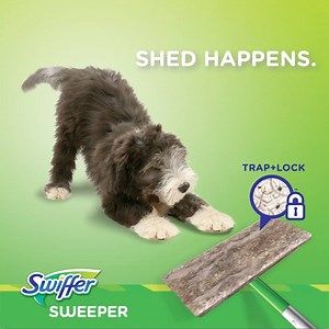 26K reactions · 3.7K shares | Swiffer Sweeper traps and locks Buster's hair. | Swiffer | Facebook