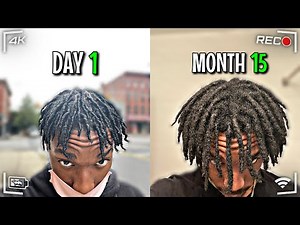 Loc Journey Timelapse | 1+ Year of Loc Growth