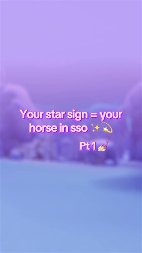 Discover Your Star Sign Horse in SSO