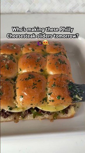 Perfect Philly Cheesesteak Sliders!🔥