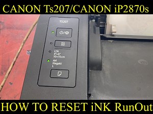 How to RESET Canon Ts207|Canon iP2870s ink run out Error 1686 #CanonTs207 #CanonTs207Reset #CanonIp2870s | GJR Printer Repair
