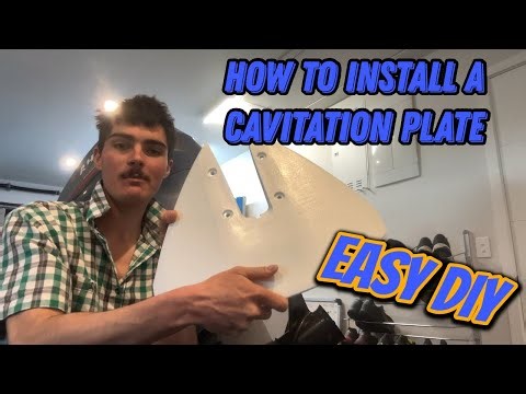 How To Install A Cavitation Plate On Your Outboard (Easy DIY)