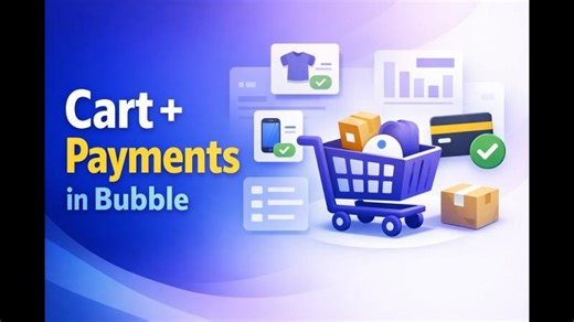 Build a Full Cart, Ordering Stripe Payment System in Bubble (Canvas Framework Tutorial) | Samson Njoku