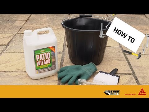 How to easily remove and protect algae, mould and green growth on a patios