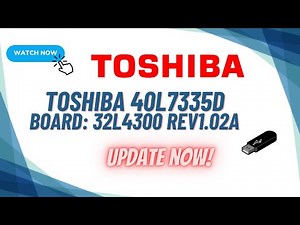 Toshiba 40L7335D Firmware Update.