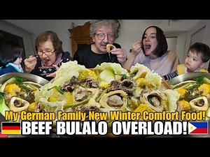 My German Family Enjoyed Pinoy Beef Bulalo Overload in Winter Time|Simot Hangang Buto pati Sabaw.