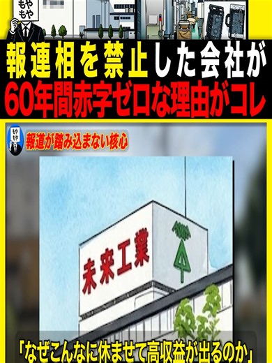 報連相禁止で60年赤字ゼロの理由 — 未来工業の仕組み解説