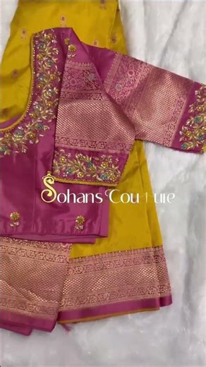 Our recent maggam work blouse turned out absolutely stunning 😍The client was so happy with us