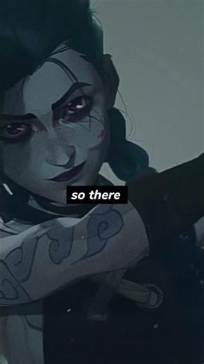 Blue hair tv girl! Jinx edit #jinx #arcane #edit