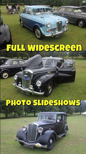 Beamish Museum Wolseley Register Car Rally 2025 Full Widescreen Photographic Slideshows #shorts #car