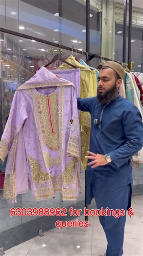 Siyaab Lawn Hub | Premium wedding & ramzan collection by Ayzel. Chiffon material subtle work suits with gharara & heavy dupatta. 42 & 44 sizes available.... | Instagram