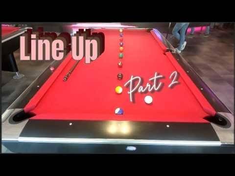 Beginner "Line Up" 8ft Pool Table Practice Session!!