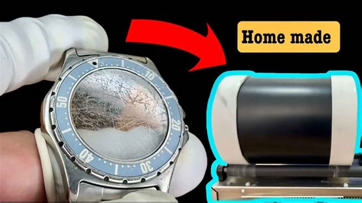 He tried sandblasting at home and the results were unexpected