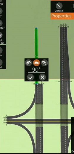 How to build a diamond intersection in intersection controller. #intersectioncontroller#roads#fyp