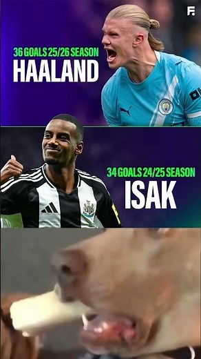Haaland has outscored Isak’s best Premier League season already and we are just in November! 🤯