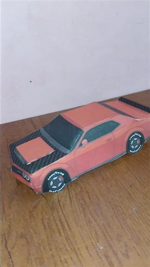 Making DODGE Using Paper #shortvideo #car